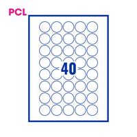 Pcl32 White Perm Labels 40 Lab/Sht 8000/Bx 200Sh A4/Bx
