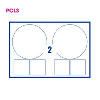 Pcl3 Digital Labels White M/C Gloss Perm 190mm 6 La/Sht 100Sht/Box 3P 3P