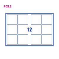 Pcl3 Digital Labels White M/C Gloss Perm 96x92mm 12 La/Sht 100Sht/Box 3P