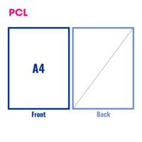 PCL Green A4 Diagonal Slit Back 200/Box 3P A4DBSG
