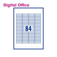 Pcl Labels Perm/White L84 46X11.1 84Up 8400 Labels Per Bx/100Sh Per Box 3P