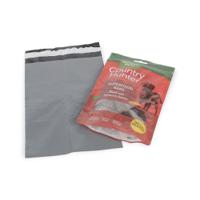 Polythene Mailing Bags, 170 x 230mm with 50mm flap, 50mu, Grey