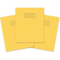 Exercise Bk A4 64P Top Blank/Bottom 13mm Ruled Yellow PACK 50 VEX677-175-8