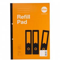 Rhino Refill Pad A4 160L 6MM RULED & MARGIN SIDEBOUND PACK 3 SDNM-2