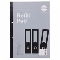 Varsity Refill Pads A4 200L8MM RULED & MARGIN SIDEBOUND PACK 5 V4DCFM-0