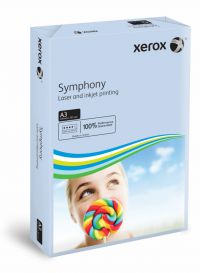 Xerox A3 Symphony Tinted 80gsm Pastel Blue Copier Paper (Pack of 500) 003R91953