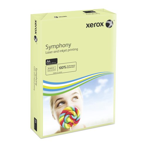 Xerox Symphony PEFC2 A4 210X297mm 160Gm2 Pastel Green Pack Of 250 003R93226