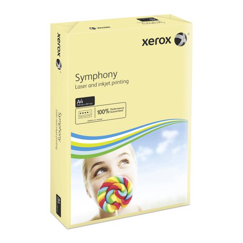 Xerox Symphony Pastel Ivory A4 210X297mm 80Gm2 FSC4 Pack 500 Plain Paper PC2419