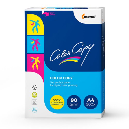 606844 Color Copy Paper FSC4 A4 210X297mm 90Gm2 White Pack Of 500