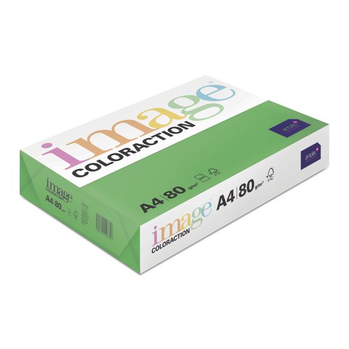 Image Coloraction Tinted Paper A4 80gsm Deep Green Dublin (Pack 500) 89617 610948