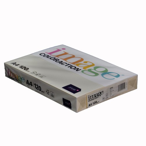 Coloraction Tinted Paper Pale Ivory (Atoll) FSC4 A4 210X297mm 120Gm2 Pack 250 Plain Paper PC1839