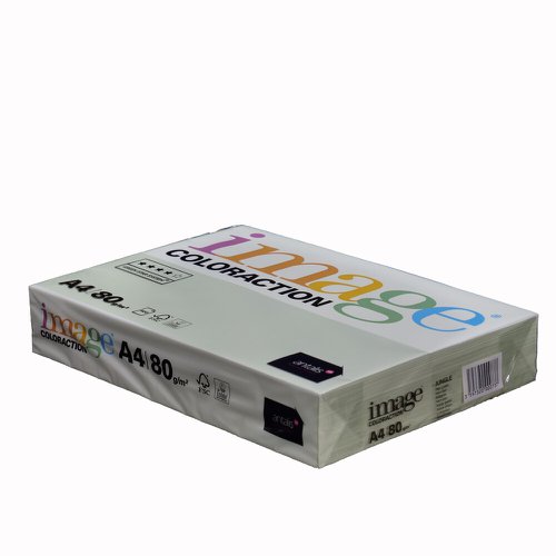Image Coloraction Tinted Paper A4 80gsm Pale Green Jungle (Pack 500) 89600 610933