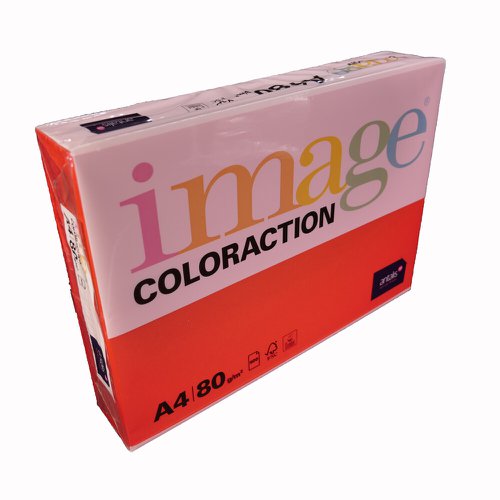 Coloraction Tinted Paper Dark Red (London) FSC4 A4210X297mm 80Gm2 Pack 500 Plain Paper PC1902