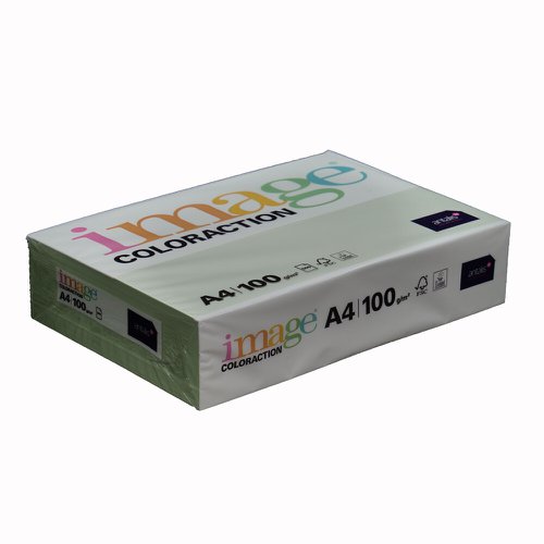 Coloraction Tinted Paper Pale Green (Jungle) FSC4 A4 210X297mm 100Gm2 Pack 500