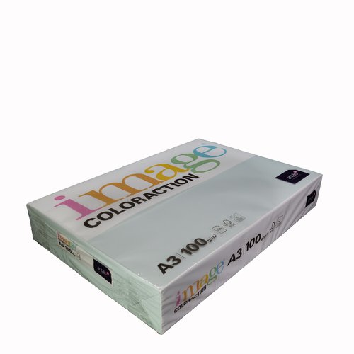 Coloraction Tinted Paper Pale Blue (Lagoon) FSC4 A3 297X420mm 100Gm2 Pack 500