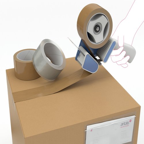 Tape Dispenser + Retractable Blade 50mm Pd707P With Metal Frame With