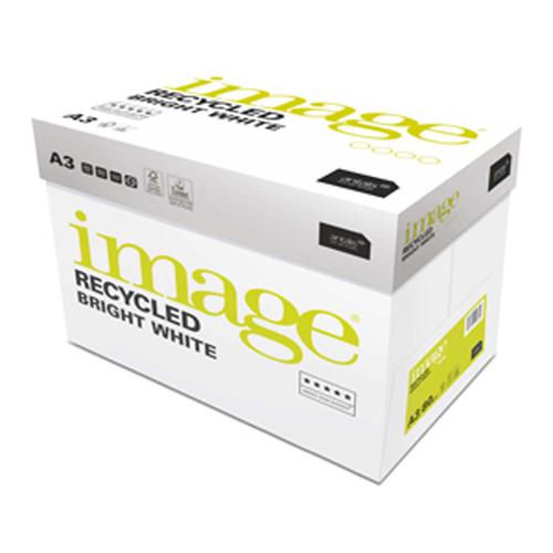 Image Recycled 100% Recycled A3 420x297 mm 80Gm2 B right White Pack of 500