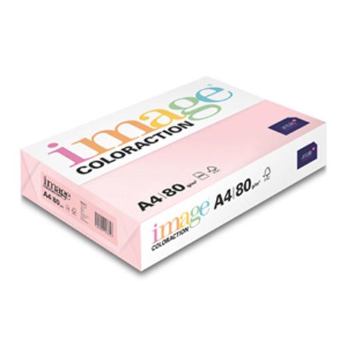 Image Coloraction Tropic FSC Mix Credit A4 210x297  mm 80Gm2 Pale Pink Pack of 500