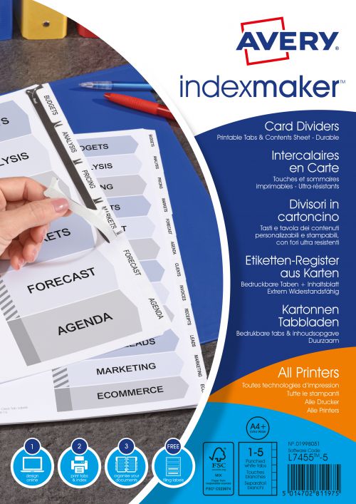Avery 01998051 IndexMaker™ - Dividers 