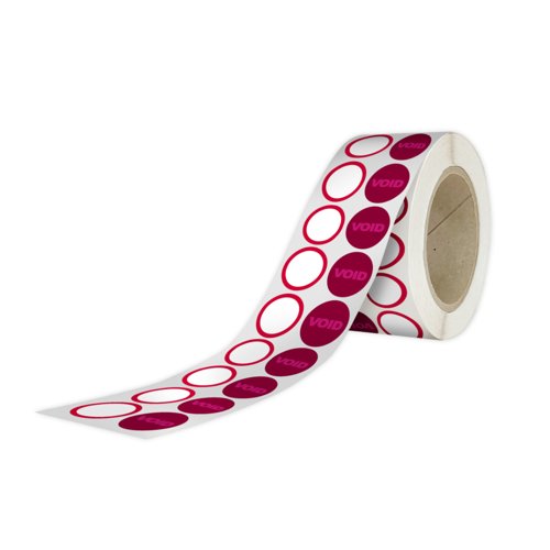 Avery Self-Adhesive Paper Badges with Time-Expiring Dots (Pack 1000) - 4852E-THR
