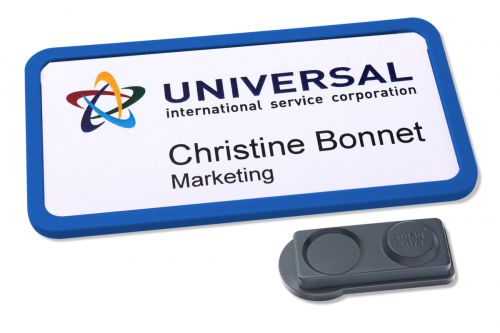 Avery 4839B-L Office Name Badges 81 x 43mm Blue 35304J