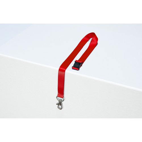 Avery Recycled Lanyard Red with Trigger Clip (Pack 10) - 4842R