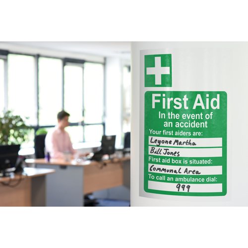 Avery Display Label A3 Removable Gloss White (Pack 10 Labels) A3L002-10