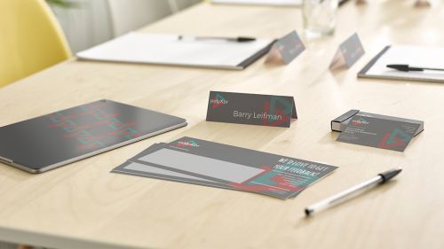 Avery Compliment Cards 210mm x 9 mm Inkjet Prints on Both Sides 75 Cards / 25 Sheets - C2358-25 Specialist Papers 42522AV