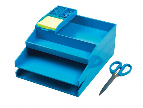 Avery ColorStak Office Desk Set Blue