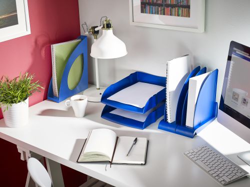 Avery DTR Eco Letter Tray A4/Foolscap Portrait Blue DR100BLUE