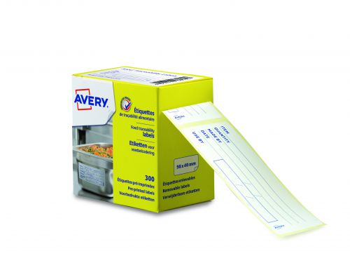 Avery Allergen Food Labels 98x40mm (Pack 300) - ETIHACCP.UK