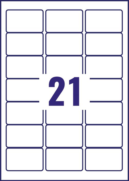 Print On To 21 Labels Per Sheet Avery Return Address Labels 80 Per 