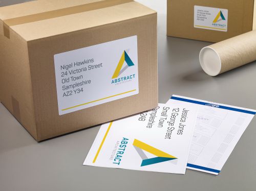 44265AV | Avery printable parcel labels are designed to stay put on your letters and parcels. Whether you’re printing in black and white or adding colour, these super white labels will look sharp and smart on your envelopes or small packages.There’s also UltraGrip™ Technology on all our printable laser labels, ensuring the perfect print alignment every time! And with our QuickPEEL™ technology, applying labels to envelopes is fast. Simply divide the label on the sheet along the perforation to expose the label edge and then peel and apply, it is so easy and makes labelling of your mail so much quicker. Ideal for labelling parcels.Our FSC® certified labels are not only environmentally friendly they print with a sharp image and clear colours for a totally professional appearance.The label format is 199.6 x 289.1mm with 1 label per sheet and is an ideal size for applying to parcels.