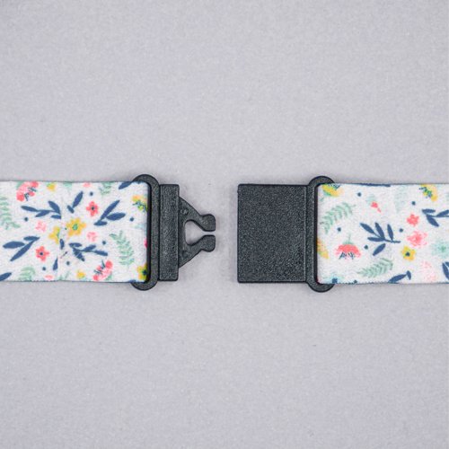 Avery Recycled Floral Pre-Printed Lanyard with 2cm Wide Carabiner (Pack 1) - R4828F-1