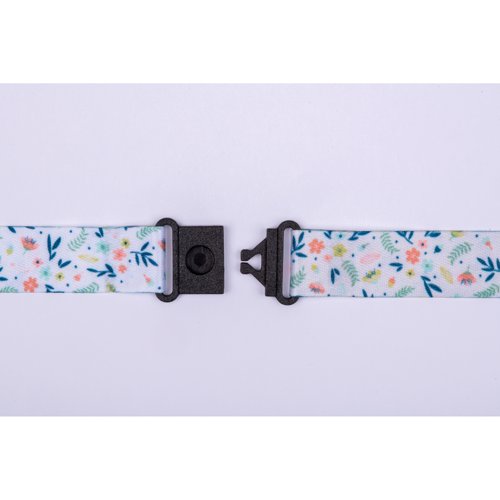 Avery Recycled Floral Pre-Printed Lanyard with 2cm Wide Carabiner (Pack 1) - R4828F-1