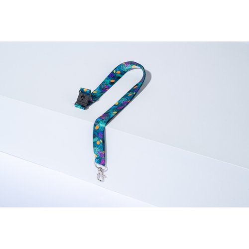Avery Recycled Jungle Pre-Printed Lanyard with 2cm Wide Carabiner (Pack 1) - R4828JU-1