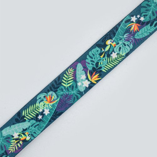 Avery Recycled Tropical Pre-Printed Lanyard with 2cm Wide Carabiner (Pack 1) - R4828T-1