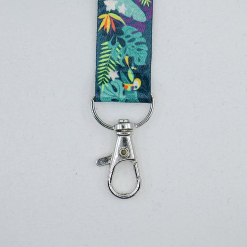 Avery Recycled Tropical Pre-Printed Lanyard with 2cm Wide Carabiner (Pack 1) - R4828T-1