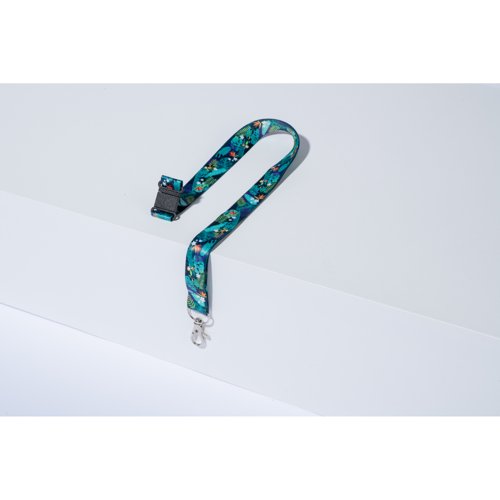Avery Recycled Tropical Pre-Printed Lanyard with 2cm Wide Carabiner (Pack 1) - R4828T-1