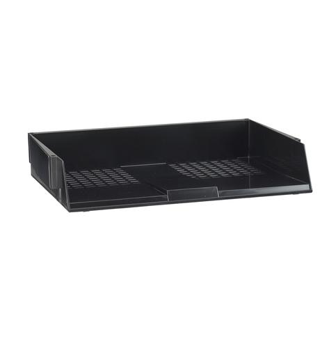 Avery System Filing Tray for Desks Wide Entry Black
