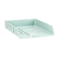 Avery Basics Letter Tray Stackable Versatile A4 Foolscap Light Grey Ref 1132LGRY