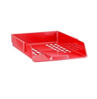 Avery Basics Letter Tray Stackable Versatile A4 Foolscap Red Ref 1132RED