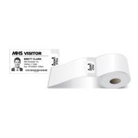 Avery Self-Adhesive Visitor Paper Badges with Time-Expiring Tabs (Pack 250) - 4851E-THR