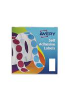 Avery Labels in Dispenser Rectangular 25x50mm White (Pack 400 Labels) 24-426