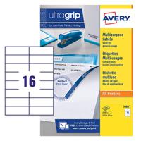 Avery 3484 Multipurpose Labels 100 sheets - 16 Label per Sheet