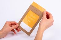 Avery A6 Cardboard Badge Holders 111mm x 166m Kraft (Pack 50) - 4839XL