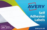 Avery Address Labels Typewriter Roll 89x37mm White Ref AL02 [250 Labels]