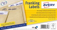 Avery Franking Labels 140x38mm BN PK500