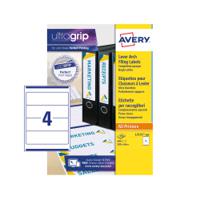 Avery L7171-100 Filing Labels 100 sheets - 4 Labels per Sheet