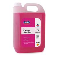 Jeyes C1 Liquid Cleaner Sanitizer - 5L x 2 Pack ; Industrial Strength, Multi-Surface Cleaning Solution